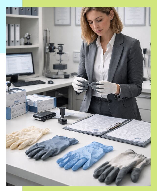 Сертификация перчаток в Серове от 8672 р. | Алешин-Срв