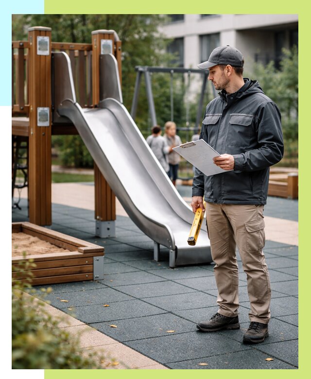 Сертификация детских площадок в Серове от 25505 р. | Алешин-Срв