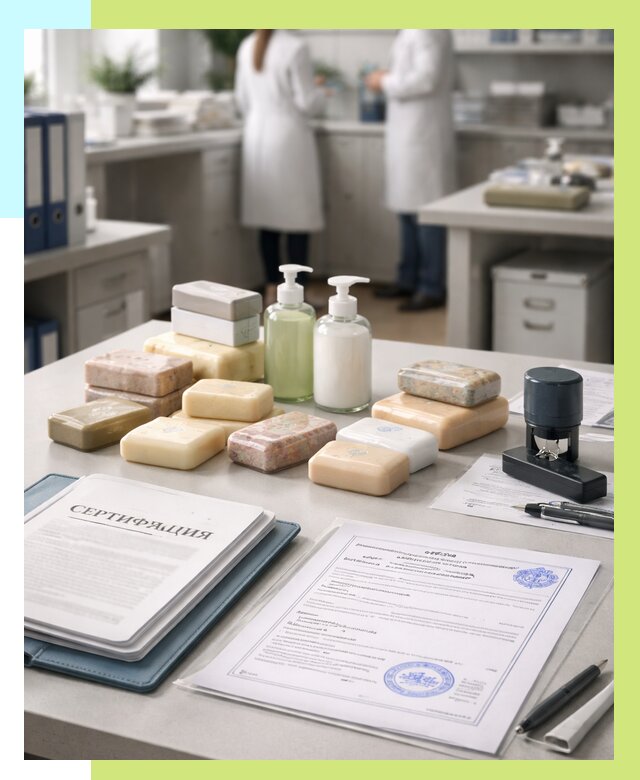 Сертификация мыла и сертификат на мыло в Серове от 12242 | Алешин-Срв