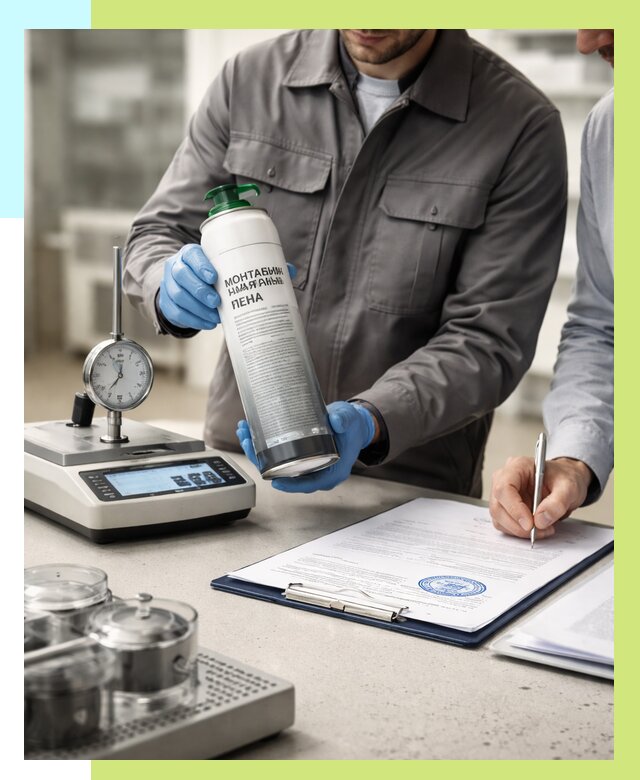 Сертификация монтажной пены в Серове от 15303 р. | Алешин-Срв