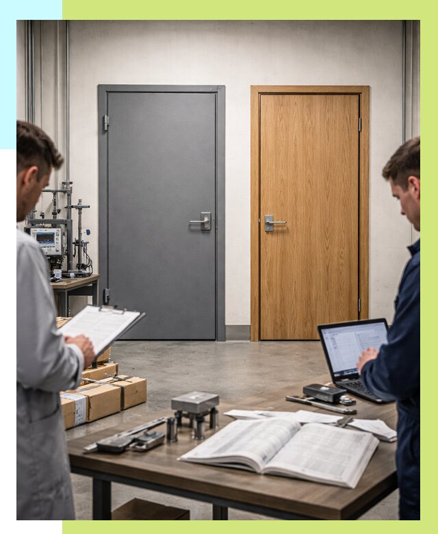 Сертификация дверей в Серове от 8162 р. под ключ | Алешин-Срв