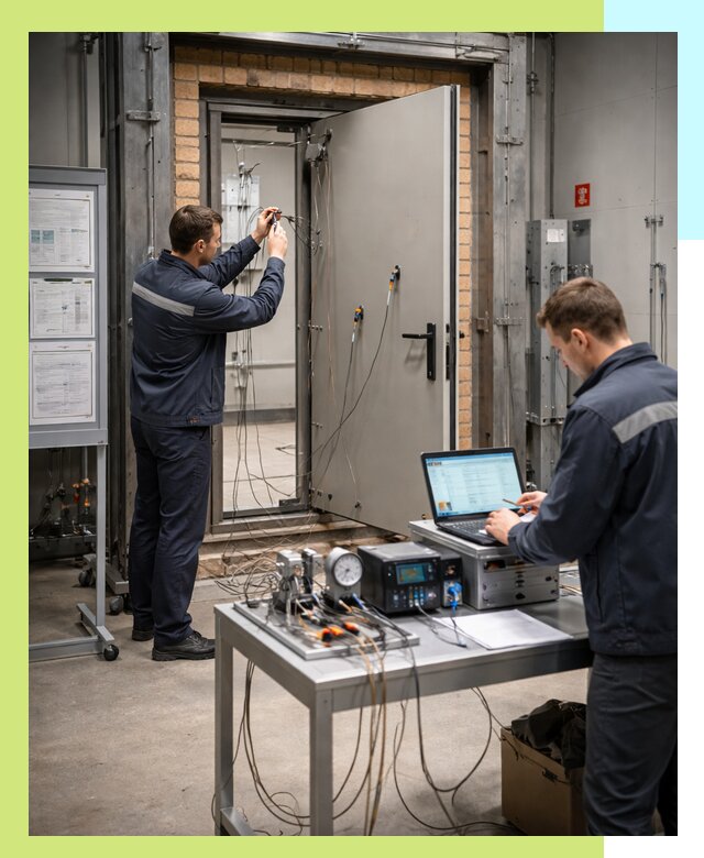 Сертификация противопожарных дверей в Серове по ГОСТ и ТР