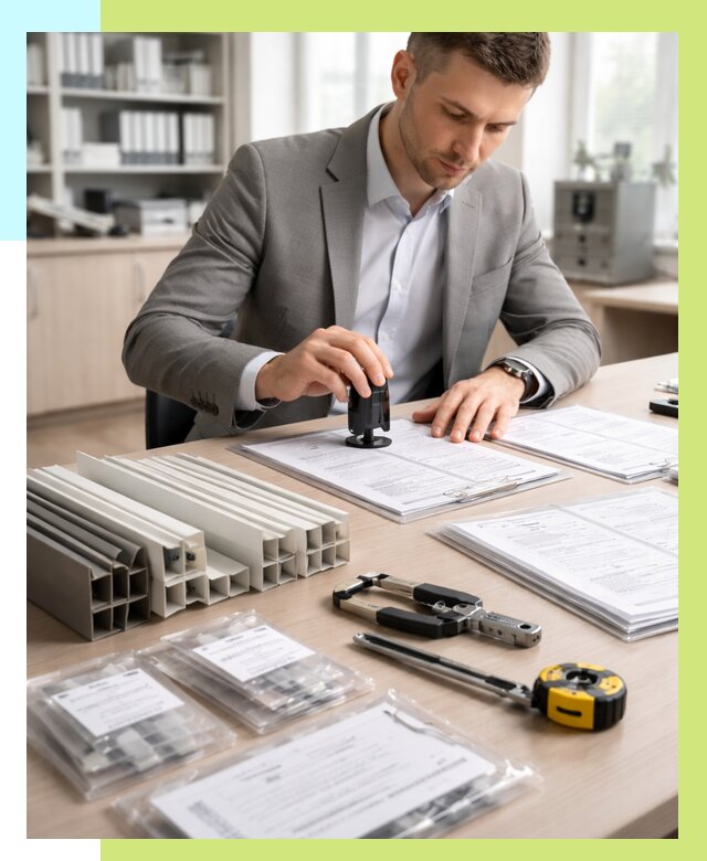 Сертификация ПВХ продукции в Серове от 8672 р., Алешин-Срв