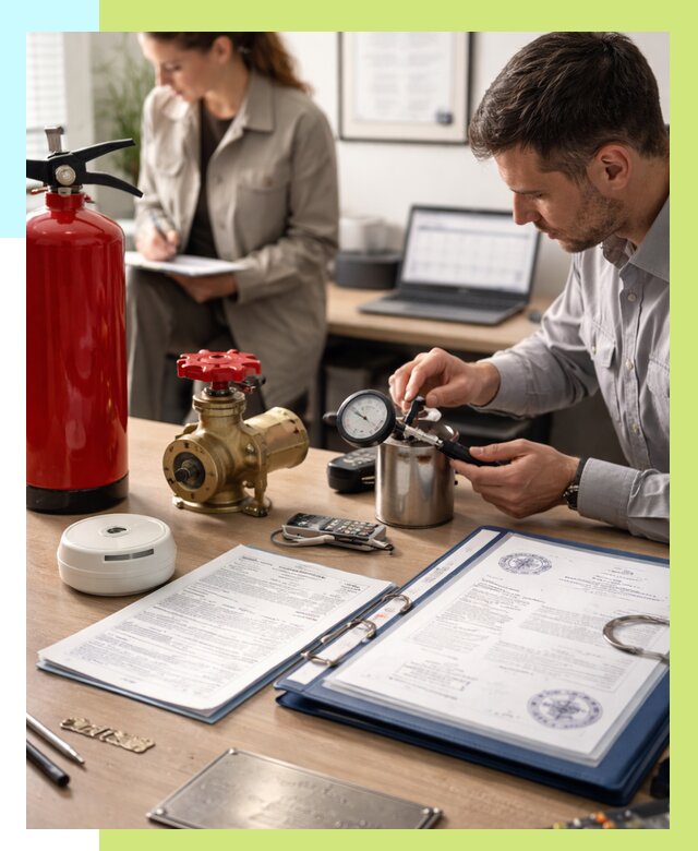 Сертификация пожарного оборудования в Серове от 15303 р.|Алешин-Срв