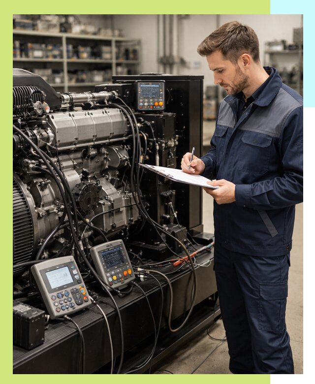 Сертификация дизельных генераторов и их оборудования в Серове