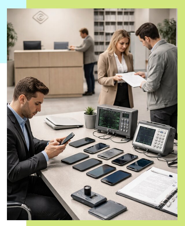 Сертификация телефонов в Серове от 25505 р. под ключ | Алешин-Срв