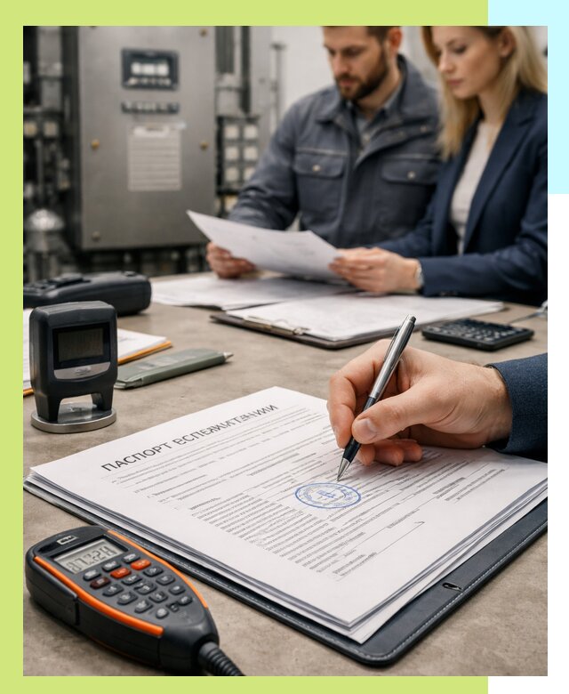 Оформление паспорта эксплуатации оборудования в Серове