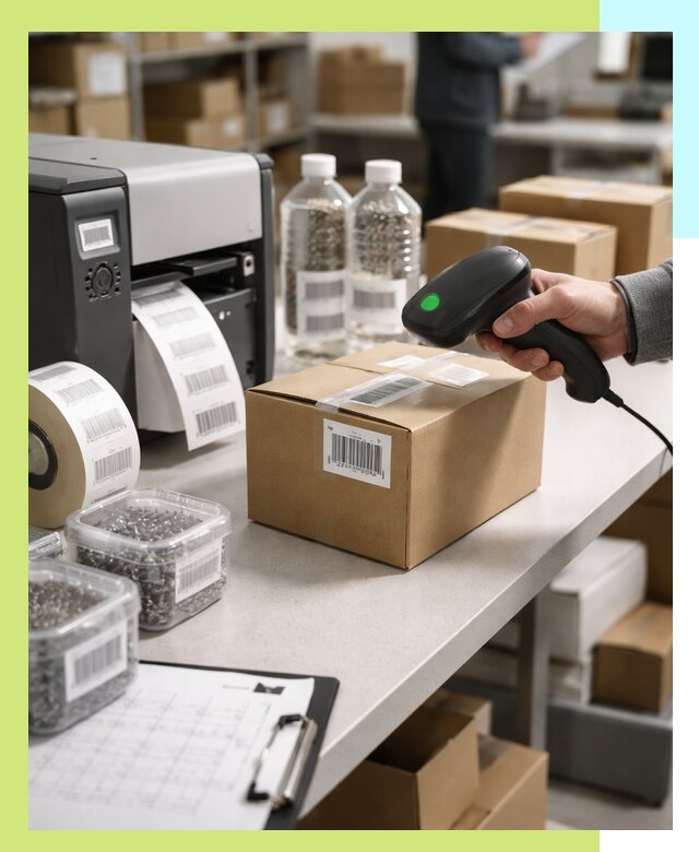 Штрихкодирование продукции и маркировка для продажи в Серове