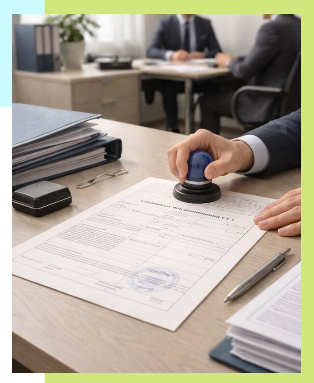 Сертификат происхождения СТ 1 в Серове от 4591 р. | Алешин-Срв