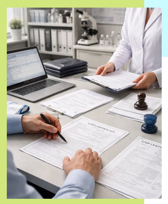 Оформление сертификата GMP в Серове для фармпроизводства