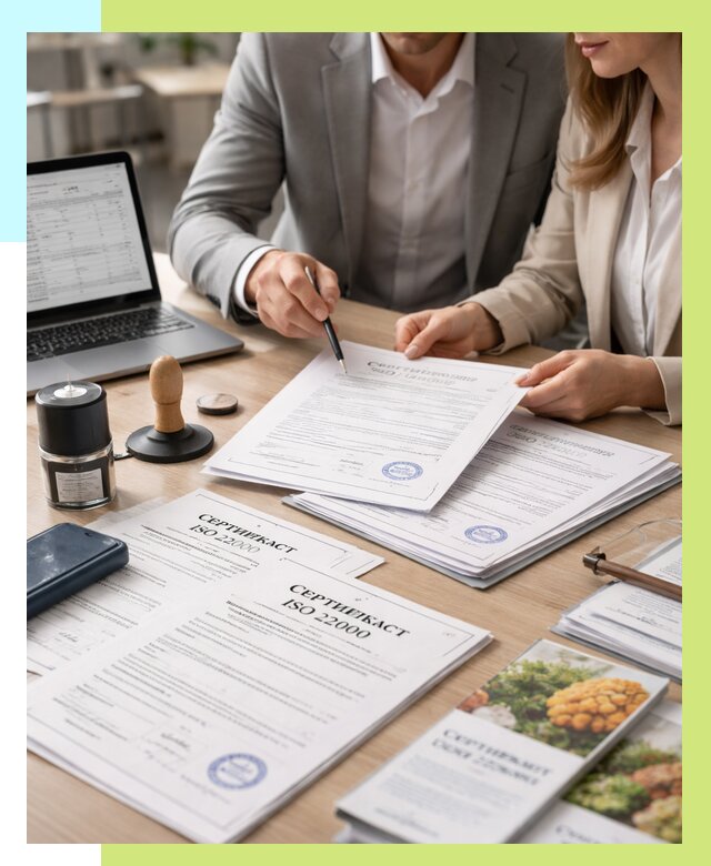 Сертификат ISO 22000 в Серове от 40808 р. под ключ | Алешин-Срв