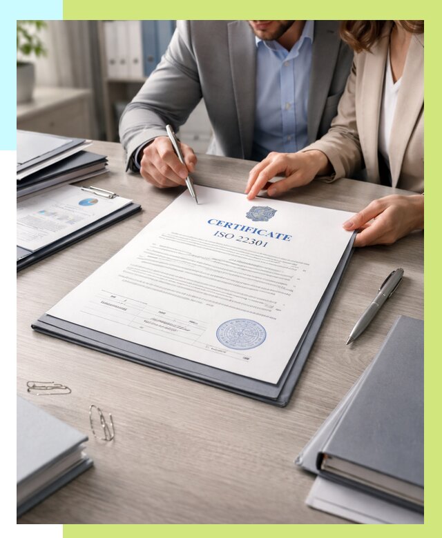Сертификат ISO 22301 в Серове от 45909 р. | Алешин-Срв срочно