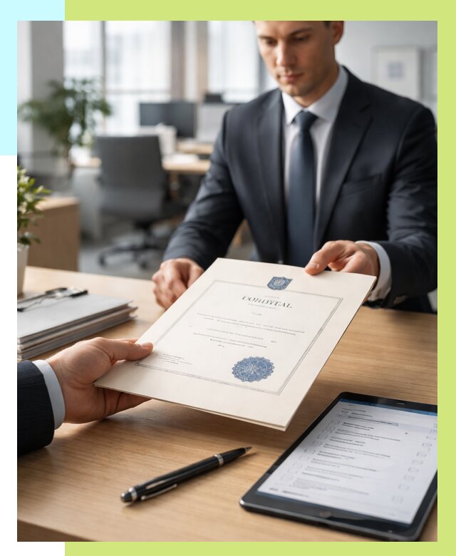 Сертификат ISO 30301 в Серове от 35707 р. | Алешин-Срв - под ключ