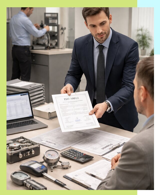 Выдача сертификата ISO 10012 по требованиям метрологии в Серове